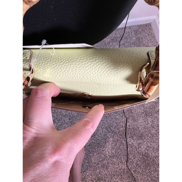 Anne Klein Mini Bamboo Top Handle Detachable Adjustable Crossbody - Picture 6 of 8